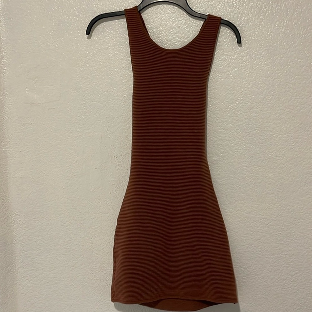 Abercrombie & Fitch Ribbed backless dress
